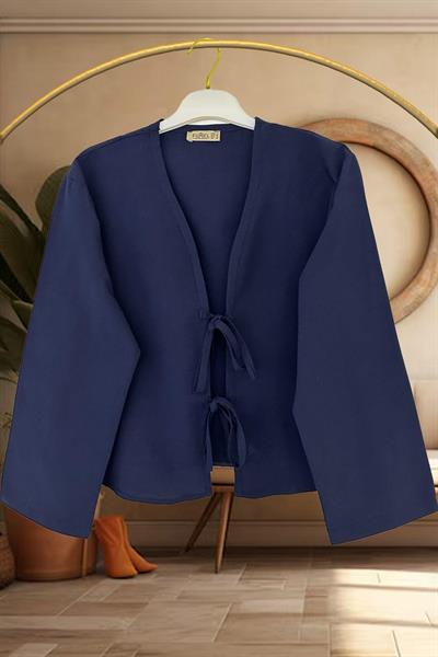 Önü Baglamalı Larcivet Kimono Tunik Oversize