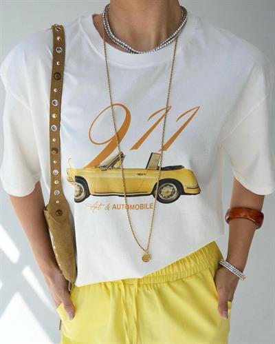 Vintage Arabalı Tshirt