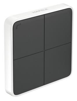 Connect MESH Duvar anahtarı, 4lü, siyah