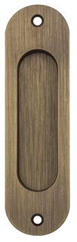 OVAL Gömme kulp pasaj tipi antik bronz