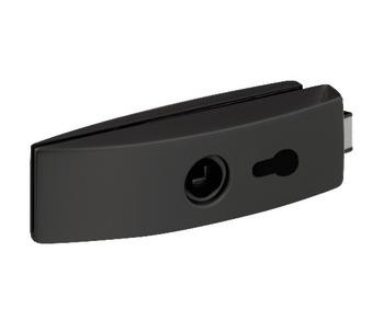 GLASS LINE Cam kapı kilidi PC mat siyah