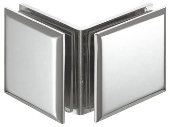 AQUASYS Cam tutucu,c/c,90º,parlak krom