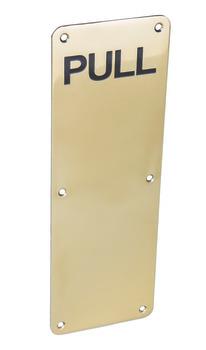 Çekme plakası parlak pirinç 2x100x300mm