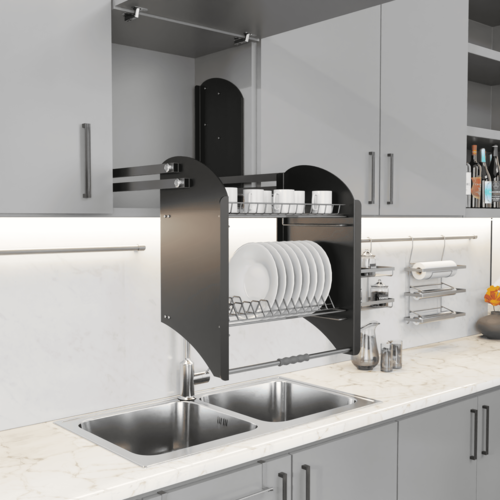 Huzur 864x300x550 İki Katlı Raf Asansörü M:900