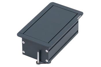 ODIN PLUS 1priz/UPS/CAT6/CAT3,antrasit