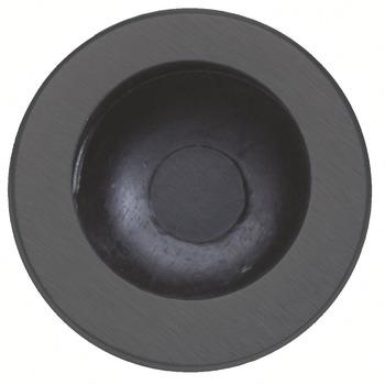 POCKET Gizli Kulp yuvarlak mat siyah