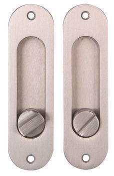 OVAL Gömme kulp (WC) mat nikel
