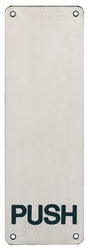 İtme plakası PUSH p.ç.mat 1,5x100x300mm