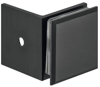 AQUASYS Cam tutucu,d/c,90º,grafit siyah