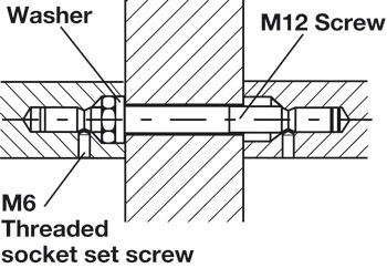 Bağlantı elemanı çift taraflı 38-42mm