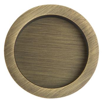 ROUND Gömme kulp pasaj tipi antik bronz