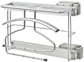 Vestiyer askısı raylı siyah 536mm