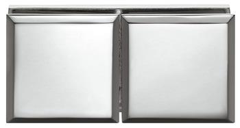 AQUASYS Cam tutucu,c/c,180º,parlak krom