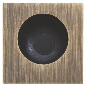 POCKET Gizli Kulp kare antik bronz