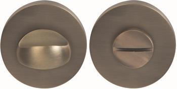 Rozet (wc) yuvarlak antik bronz