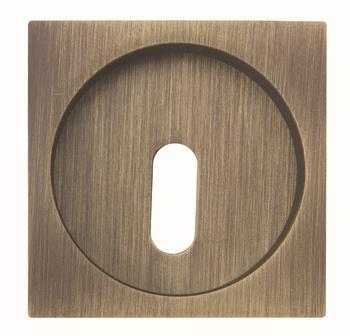 SQUARE Gömme kulp (oda) antik bronz