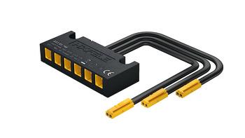 LOOX5 RGB adaptör, 6 girişli 12V