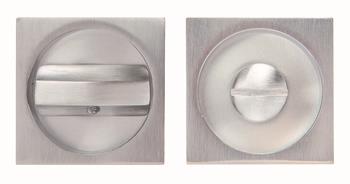 SQUARE Gömme kulp (WC) mat krom