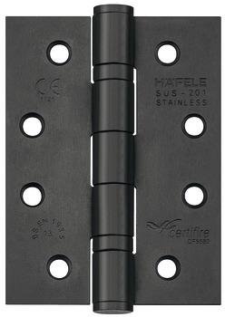 Bt. hinge fl.stst.bl.sat.sq.102x76x2,5mm