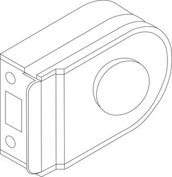 NOVA Cam kilit karşılığı gümüş renkli