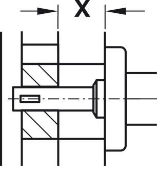 Tek taraflı mil 11,5-16,5x60mm