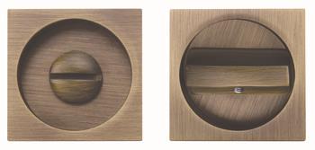 SQUARE Gömme kulp (WC) antik bronz