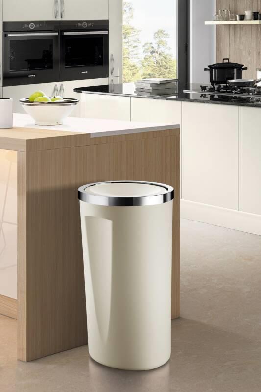 Primanova Lenox 35 Lt Çöp Kovası Bej