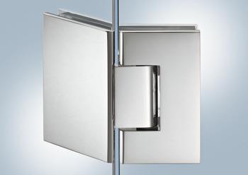 Duş menteşe cam/cam 135° krom p. 55x90mm