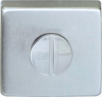 Rozet (wc) kare mat krom