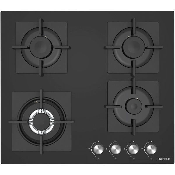 CAPELLA Ocak gazlı 60cm 3G1W siyah cam