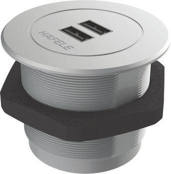 PORT USB Ünitesi 12V,2.8A, mat krom