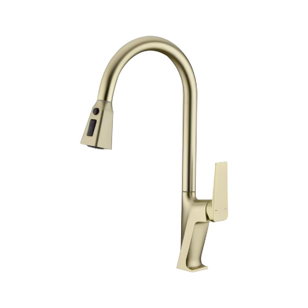 MATTE GOLD SPİRALLİ ARITMA ÇIKIŞLI EVYE BATARYASI