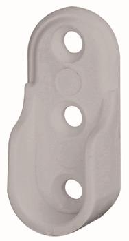 Flanş oval plastik, gri