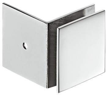Cam tutucu plakalı köşeli krom 51x51mm