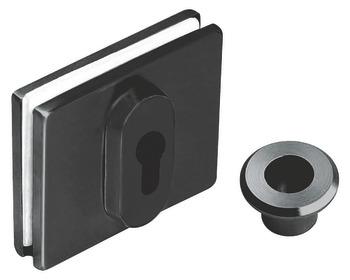 I1 Cam kapı kilidi barelli tip mat siyah
