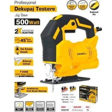 DEKUPAJ TESTERE 500 WATT