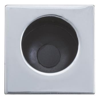 POCKET Gizli Kulp kare parlak krom