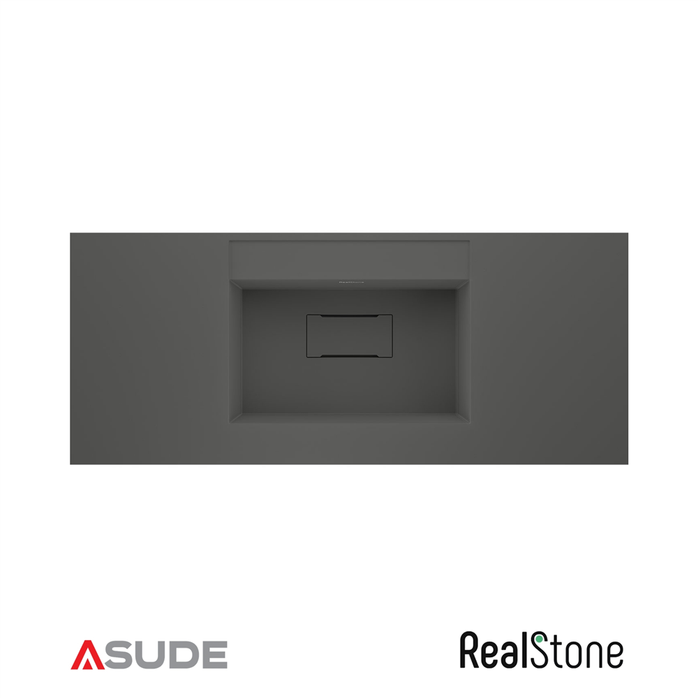 Realstone Flatstone Etajerli Granit Lavabo 100*50 cm Gri