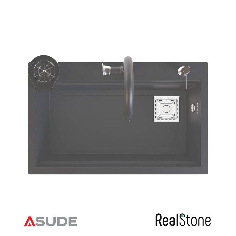 Realstone Hermes Granit Evye + Aksesuar Set Cappuccino