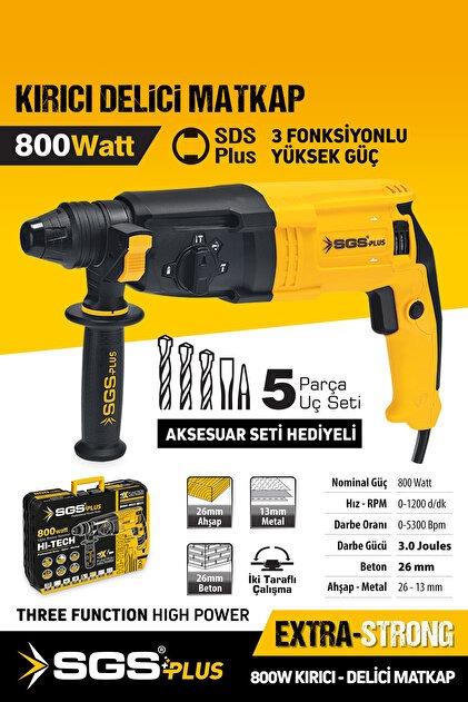 KIRICI-DELİCİ MATKAP 800 Watt 26 MM 3.1 KG (SDS PLUS)