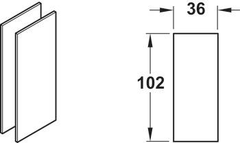 Koruma levh.CDH80C için,1mm