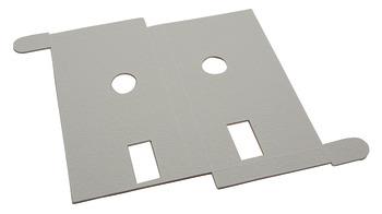 Koruma levh. 55x72mm kilit için 1mm