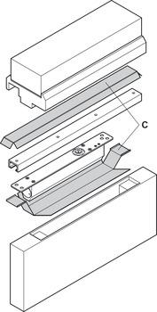 Koruma levh. DCL 34 gizli k.kap.için 2mm
