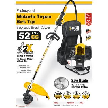 MOTORLU TIRPAN SIRT TİPİ 52 CC 1.6 KW