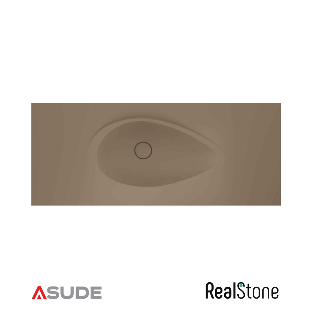 REALSTONE AVOCADO ETAJERLİ GRANİT LAVABO 74,5*50CM CAPPUCCINO