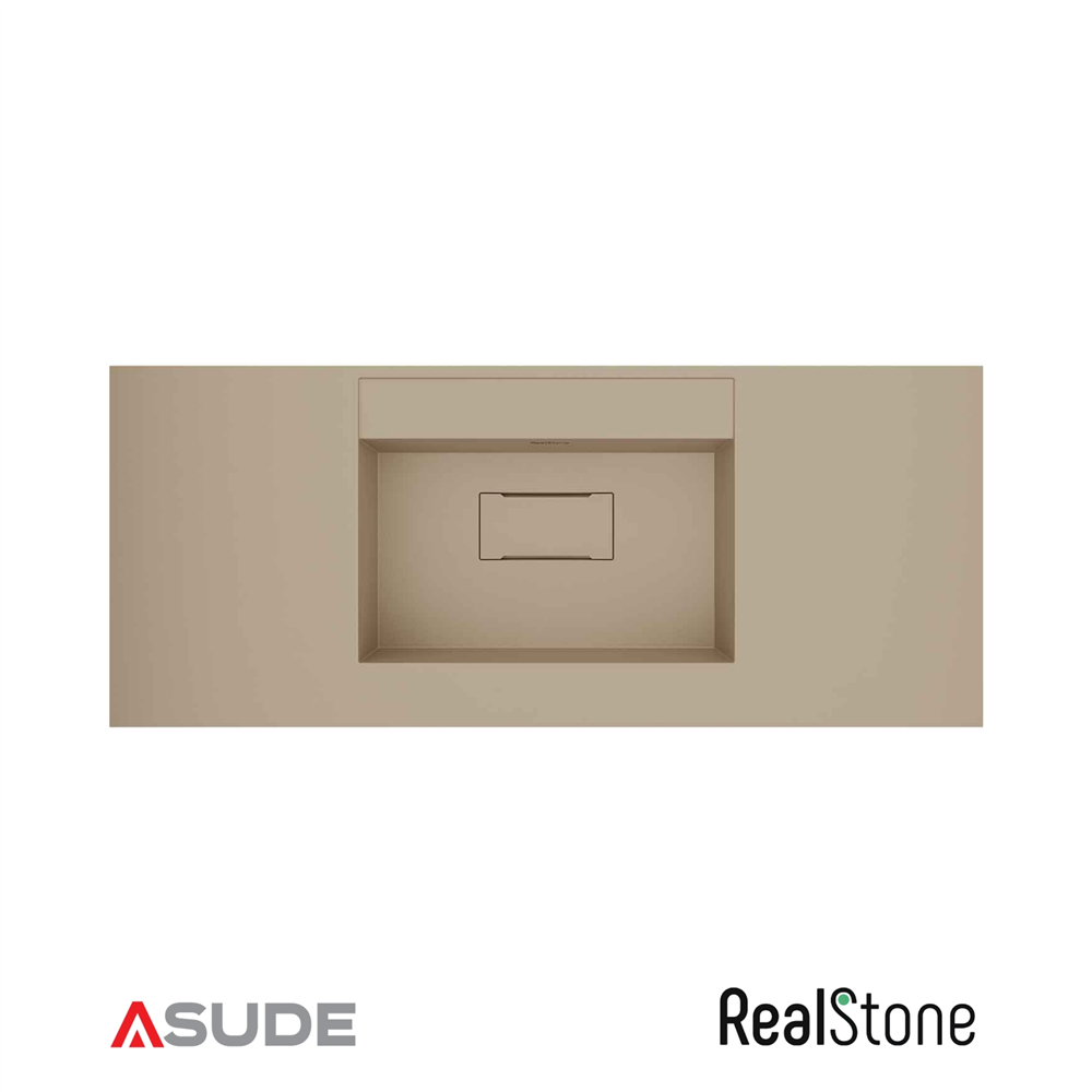 Realstone Flatstone Etajerli Granit Lavabo 70*50cm Vizon Bej