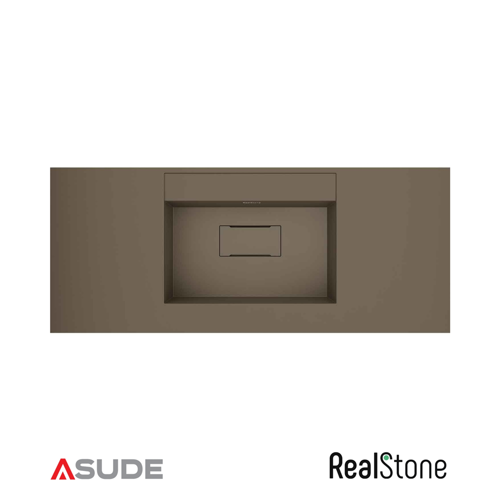 Realstone Flatstone Etajerli Granit Lavabo 90*50cm Cappucınno