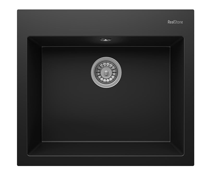 Realstone K002 Dıdyma G.Eviye Siyah