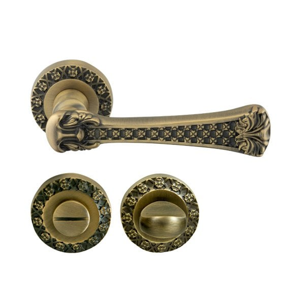 SARA Kol seti (wc) antik bronz