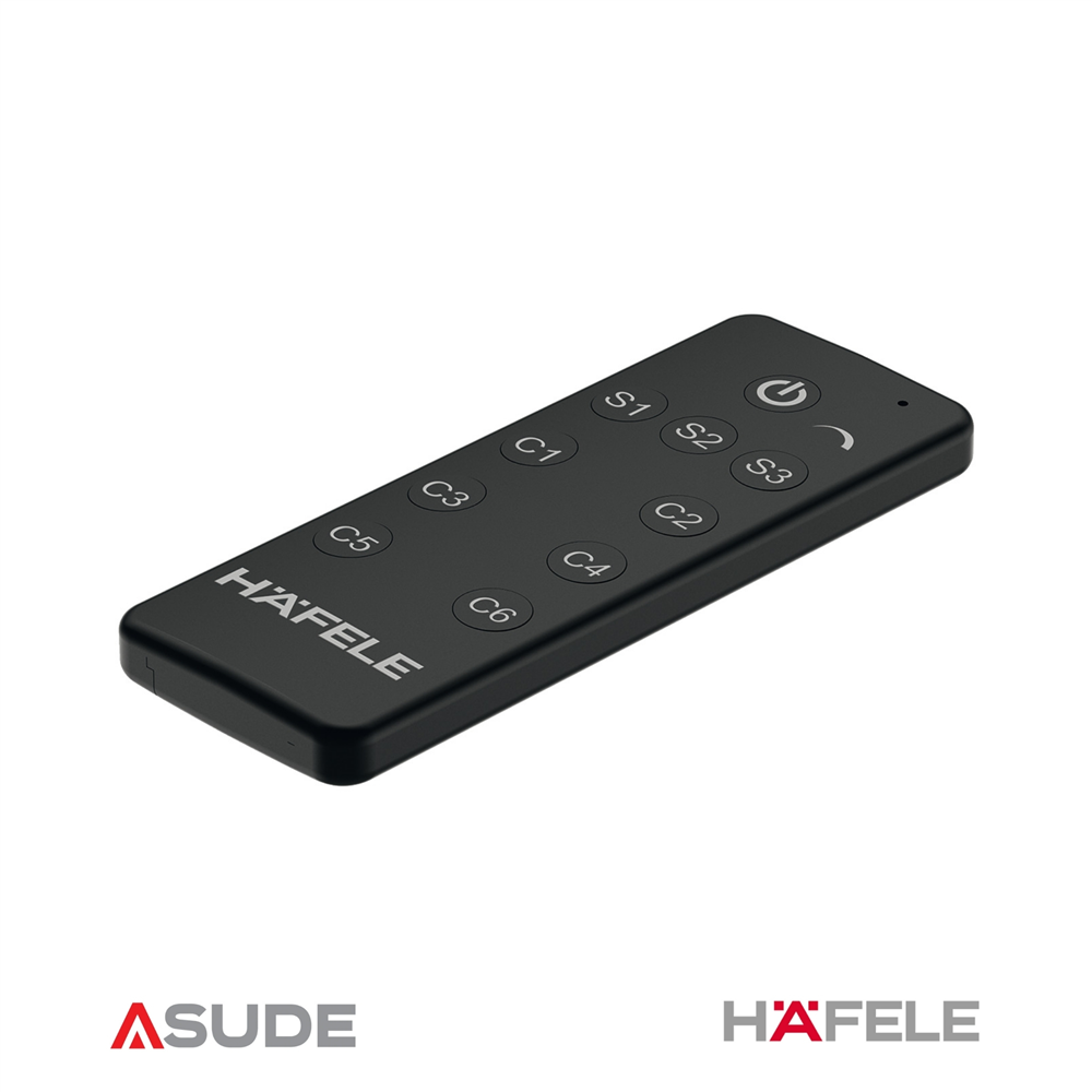 Uzaktan kumanda 12V/24V siyah 6kanallı
